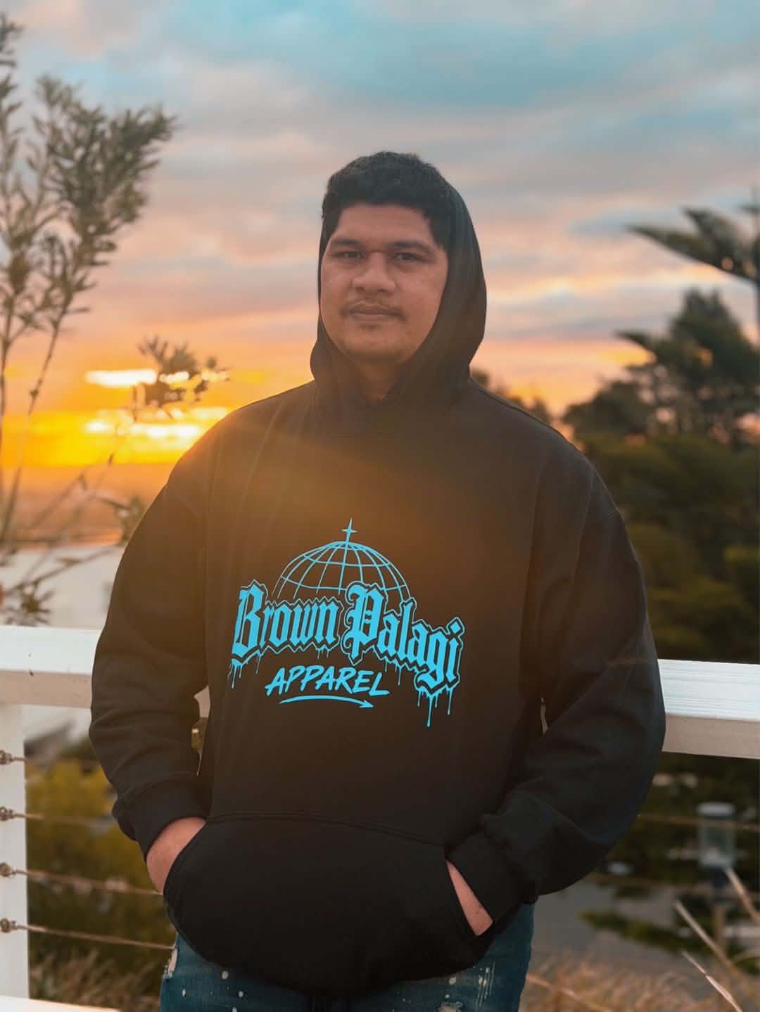 Brown Palagi apparel hoodie
