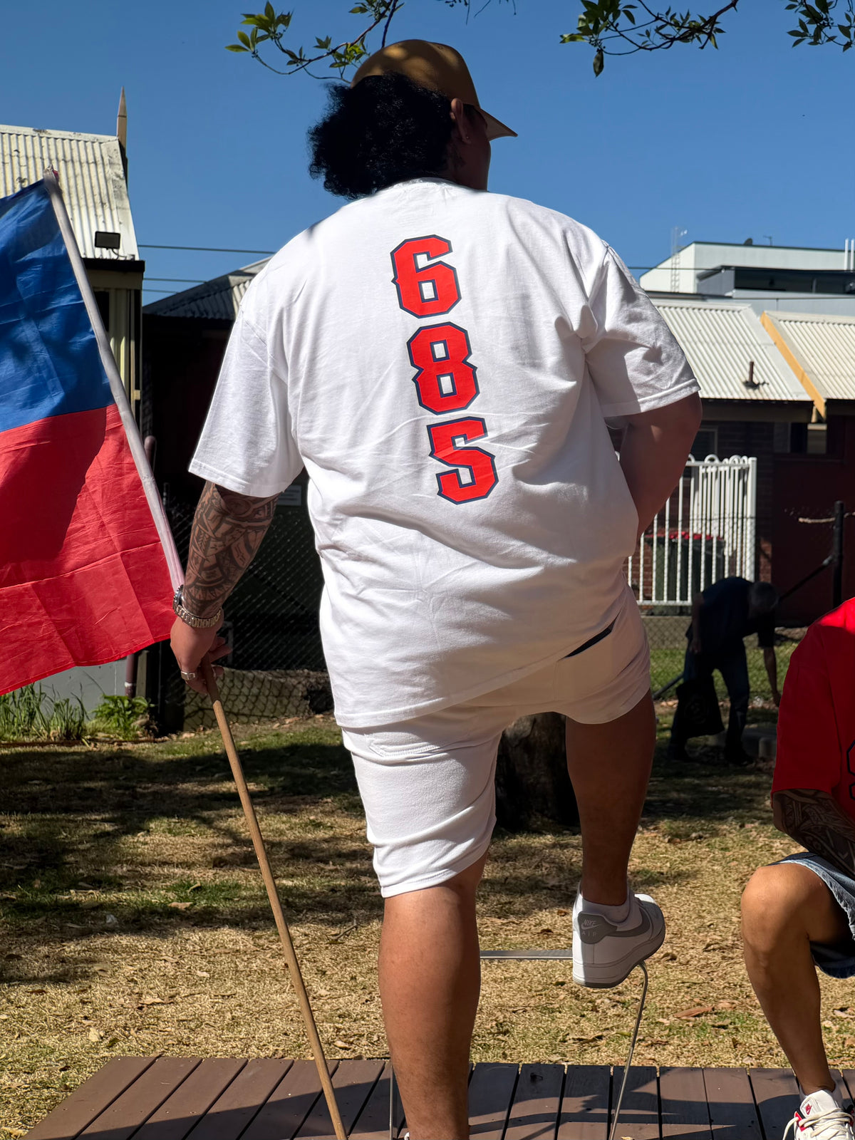 Toa Samoa 685 white & red