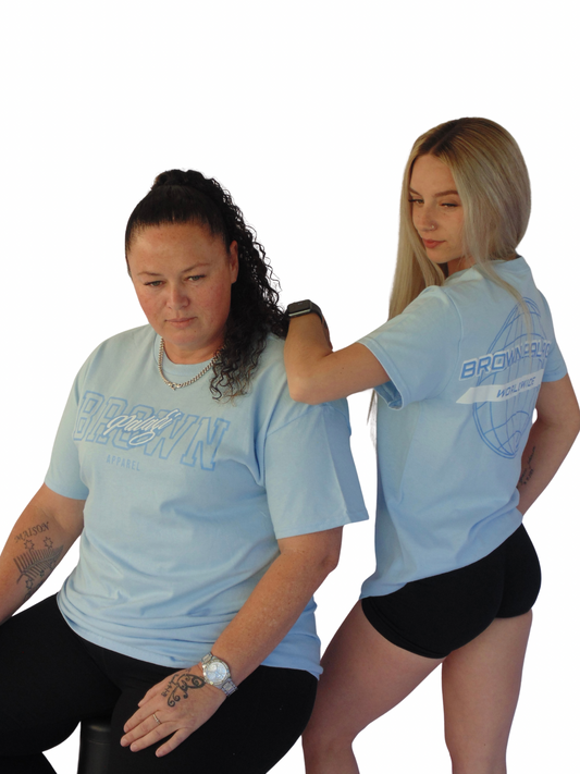 Brown palagi Worldwide T-shirt