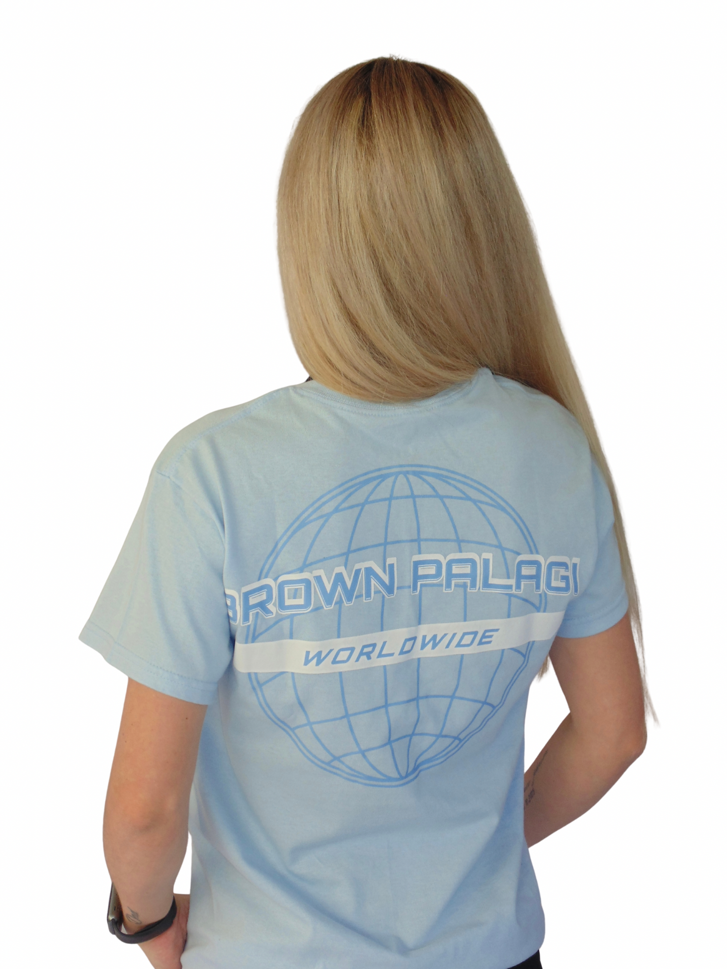 Brown palagi Worldwide T-shirt