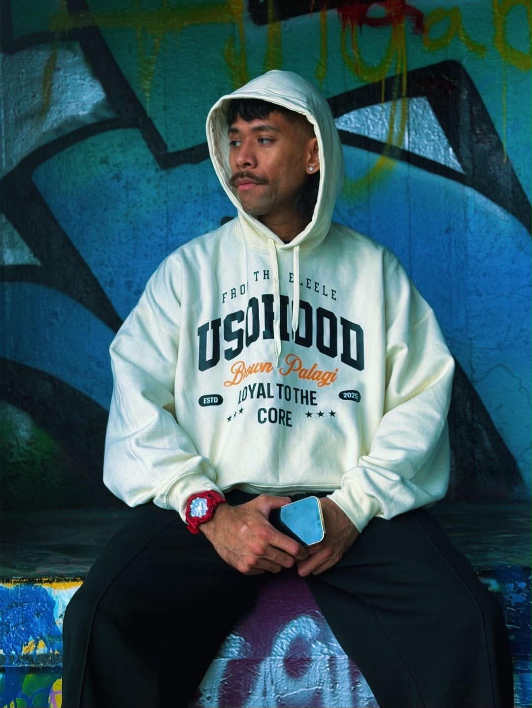 Usohood hoodie- beige